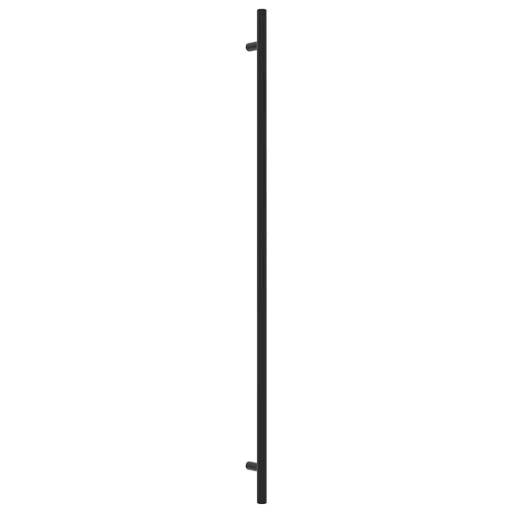 10 db fekete rozsdamentes acél szekrényfogantyú 480 mm