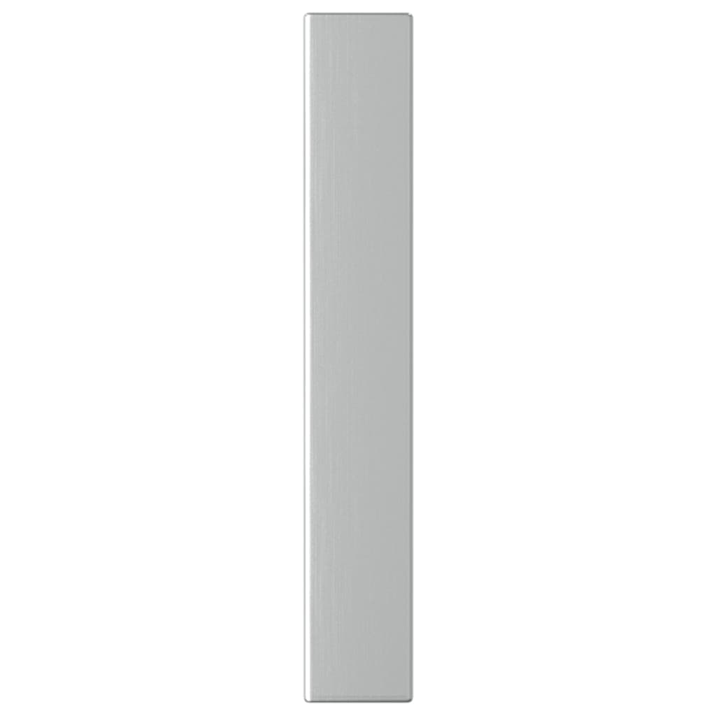 20 db ezüst rozsdamentes acél szekrényfogantyú 64 mm