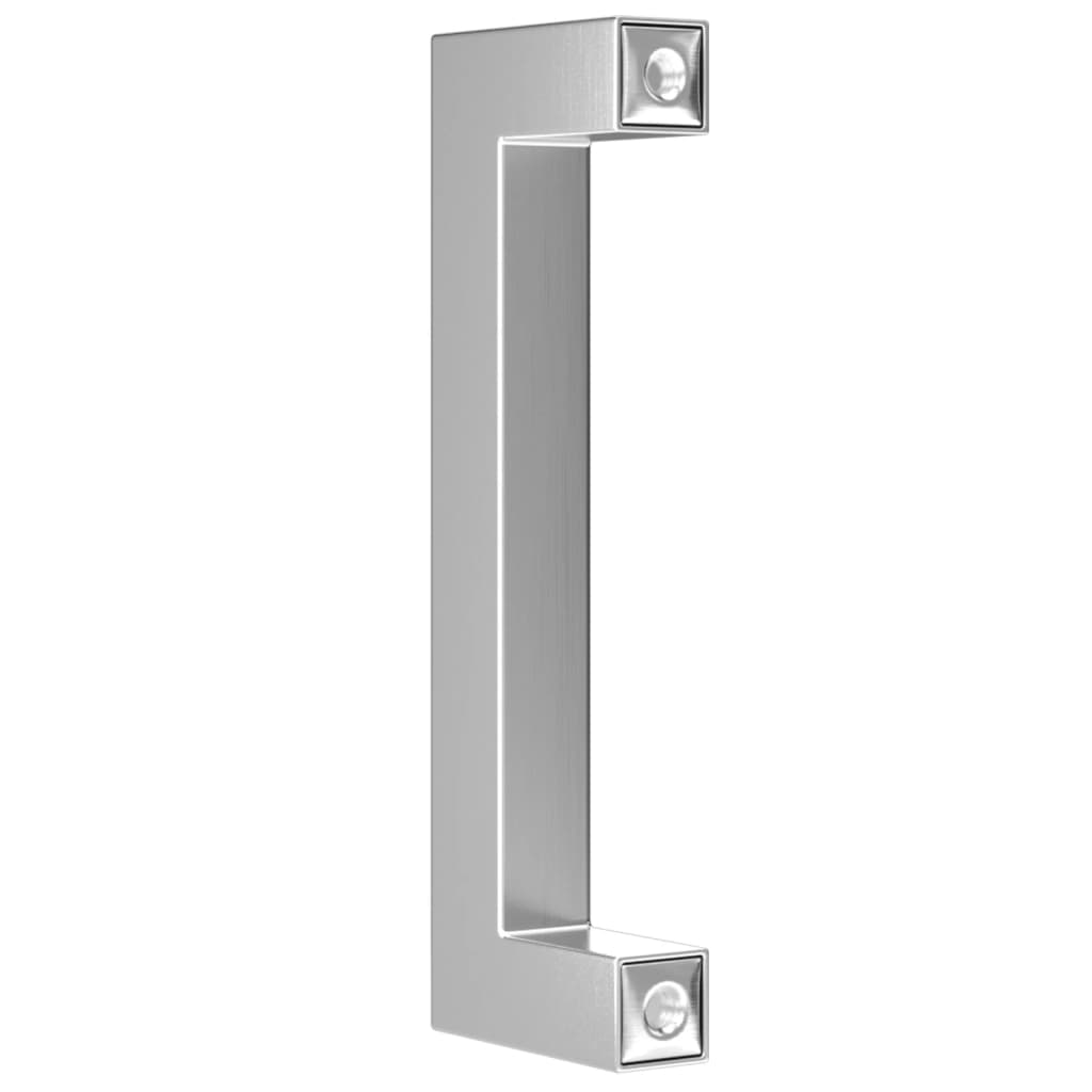 20 db ezüst rozsdamentes acél szekrényfogantyú 96 mm