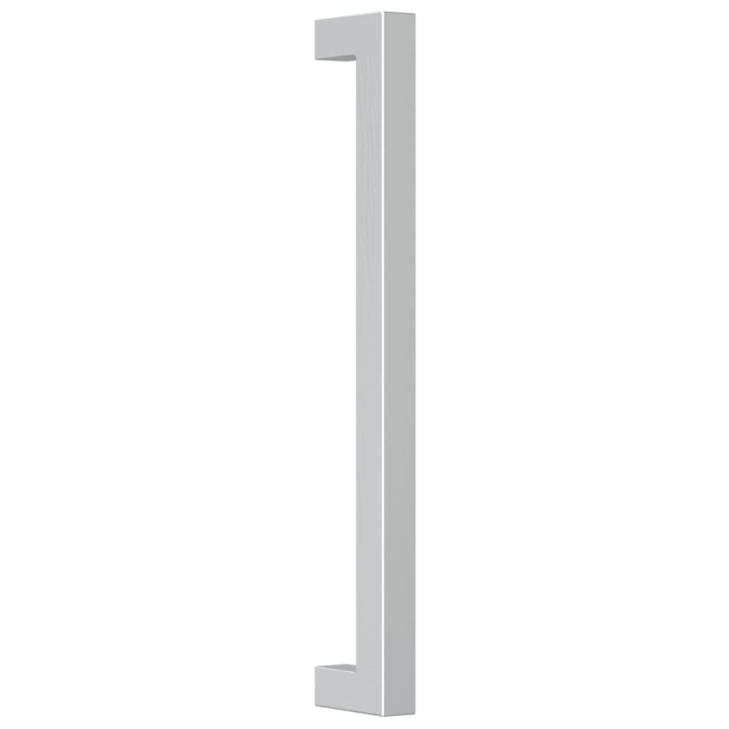 20 db ezüst rozsdamentes acél szekrényfogantyú 192 mm