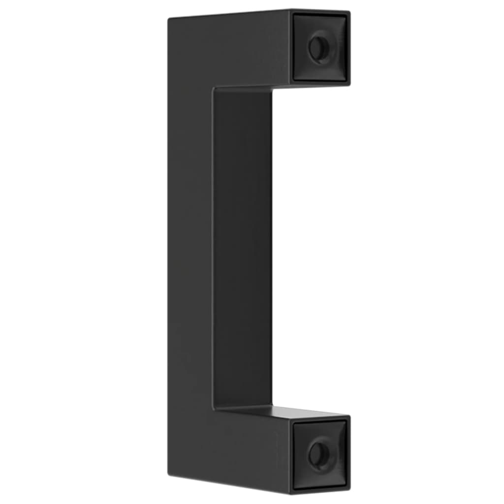 20 db fekete rozsdamentes acél szekrényfogantyú 64 mm