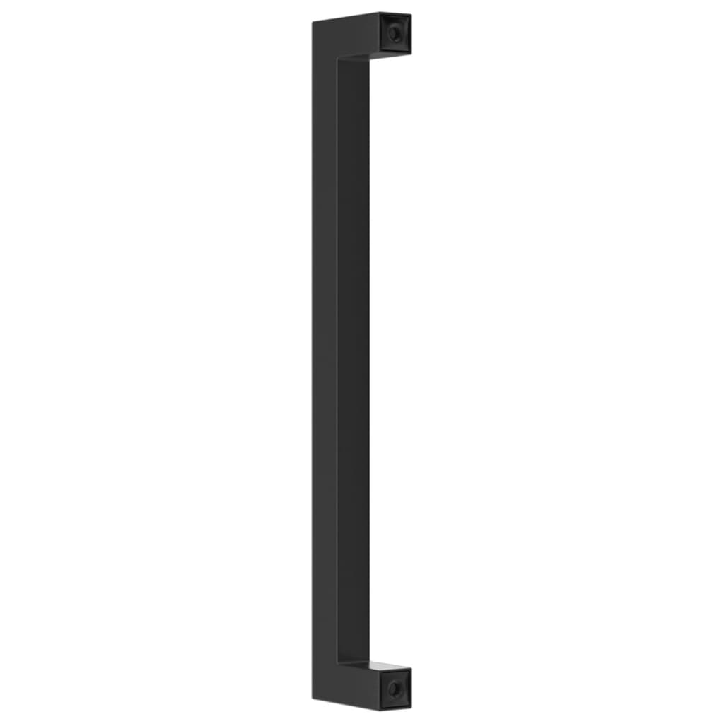 20 db fekete rozsdamentes acél szekrényfogantyú 192 mm