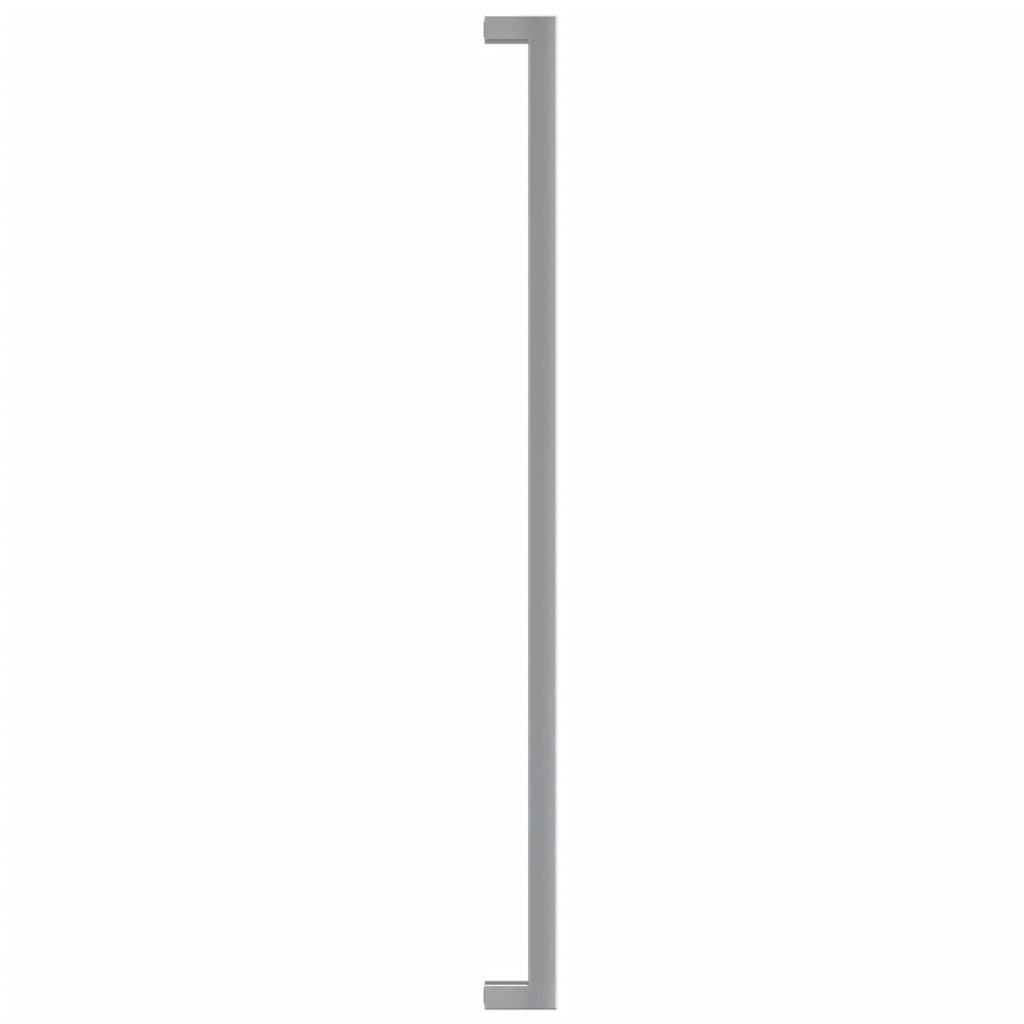 10 db ezüst rozsdamentes acél szekrényfogantyú 480 mm