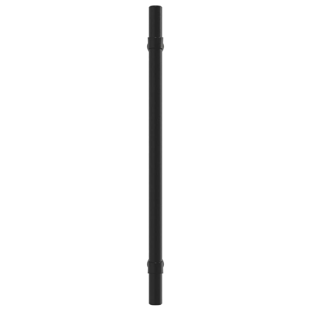 10 db fekete rozsdamentes acél szekrényfogantyú 192 mm