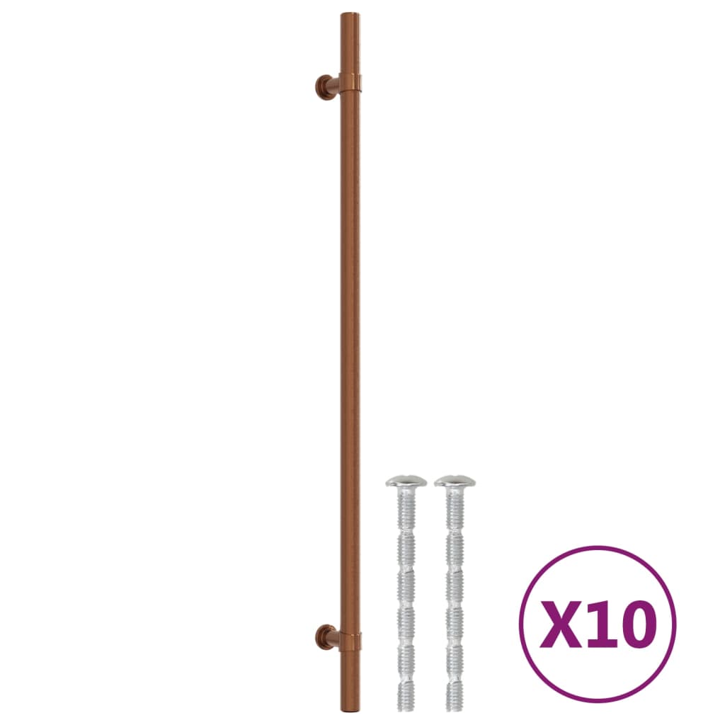 10 db bronz rozsdamentes acél szekrényfogantyú 320 mm