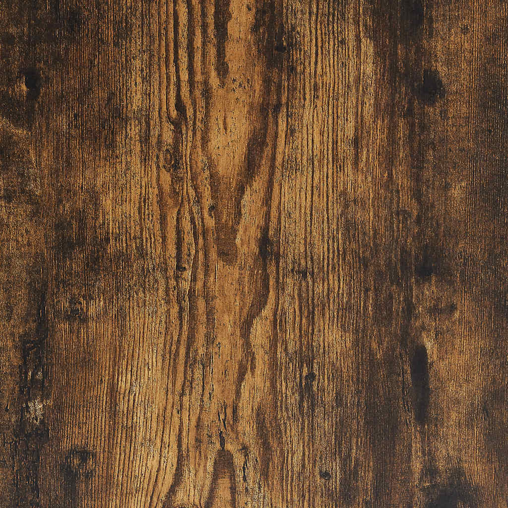 füstös tölgy színű szerelt fa ágykeret matrac nélkül 90x200 cm