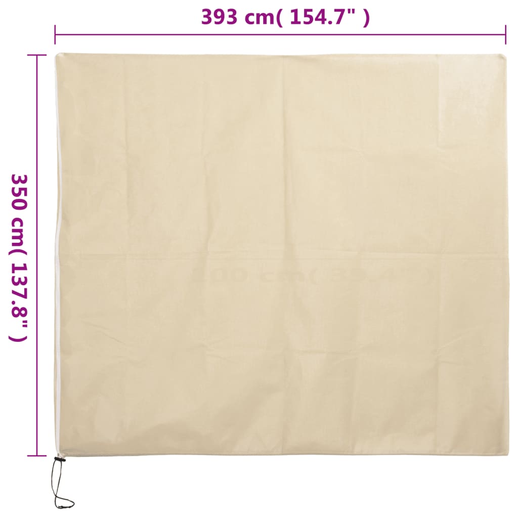 növényvédő huzat cipzárral 70 g/m² 3,93x3,5 m