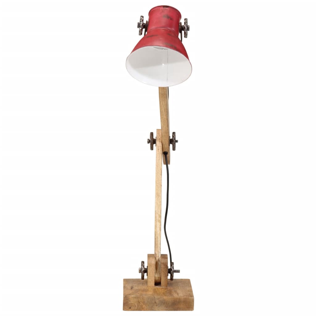 kopott piros asztali lámpa 25 W 23 x 18 x 96 cm E27