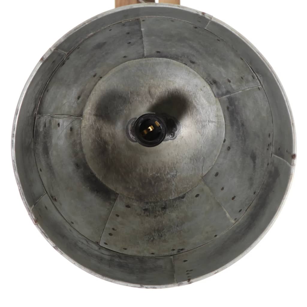 vintage ezüst mennyezeti lámpa 25 W 105 x 30 x 65-108 cm E27