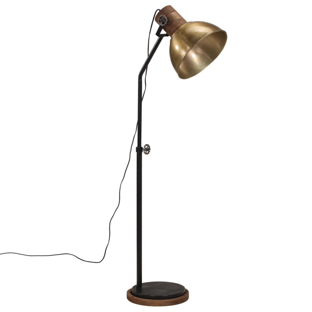 antik sárgaréz állólámpa 25 W 30x30x100-150 cm E27