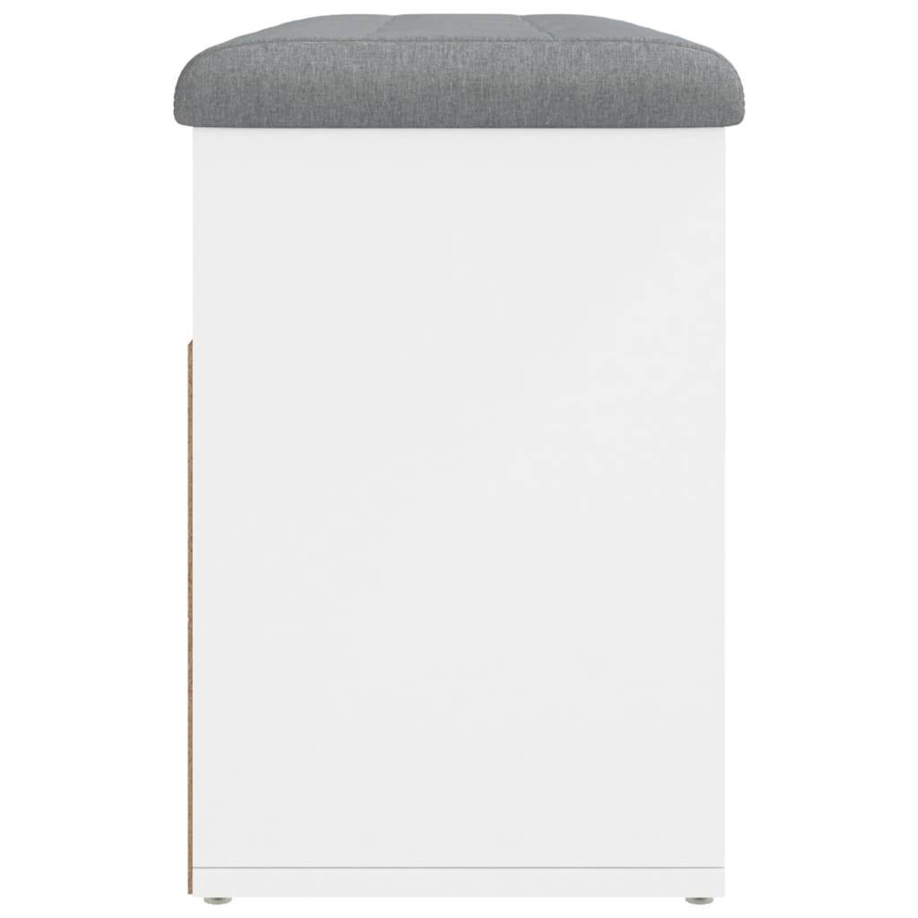 fehér cipőpad 82 x 32 x 45,5 cm rétegelt fából