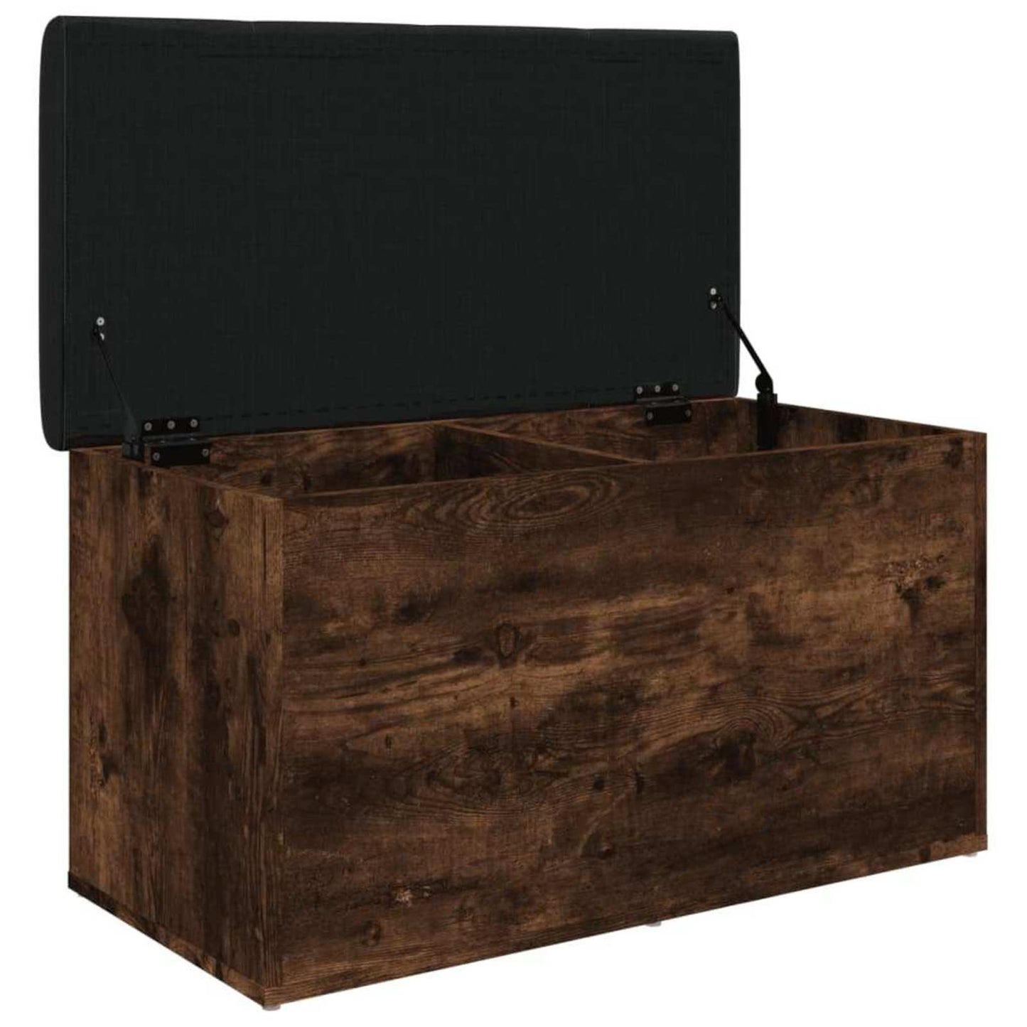 füstös tölgy színű szerelt fa tárolópad 82 x 42 x 45 cm