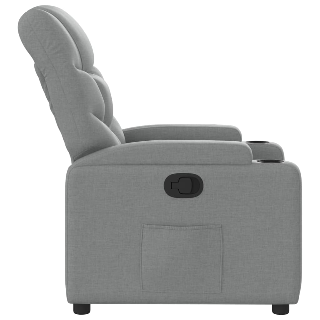 világosszürke szövet relaxfotel