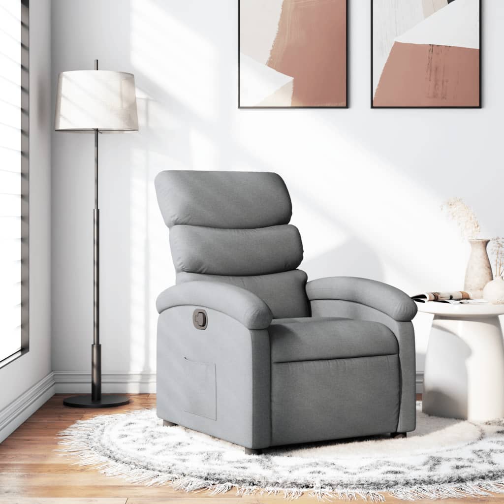 világosszürke szövet relaxfotel