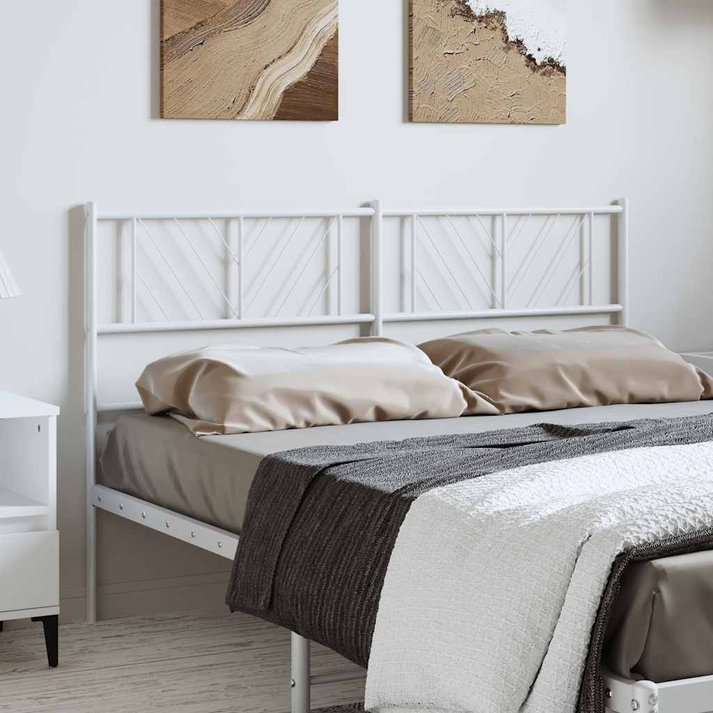 fehér fém csere fejtámla 135 cm