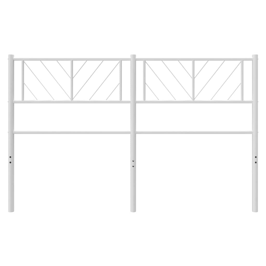 fehér fém csere fejtámla 135 cm