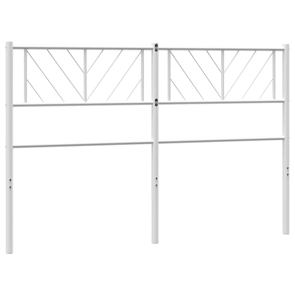 fehér fém csere fejtámla 135 cm