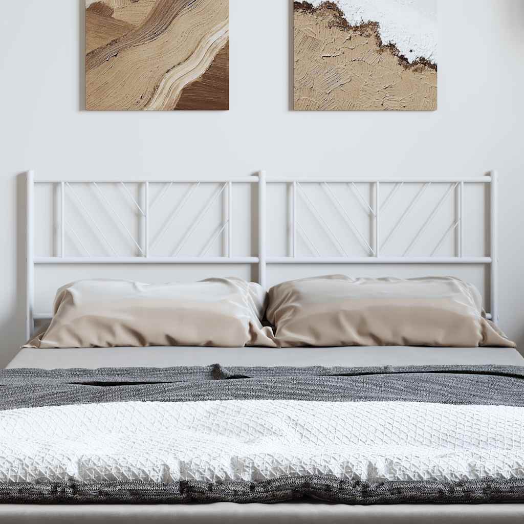 fehér fém csere fejtámla 135 cm