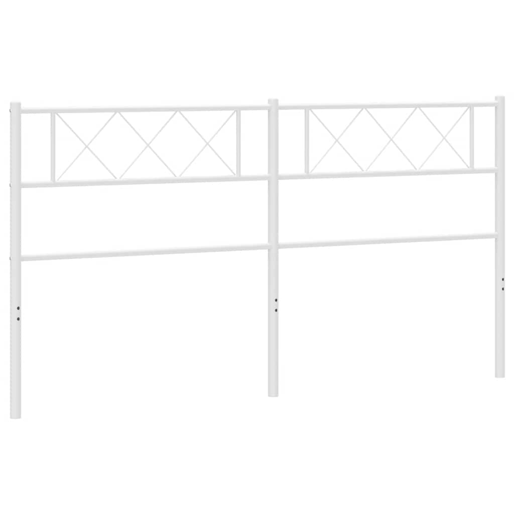 fehér fém csere fejtámla 180 cm