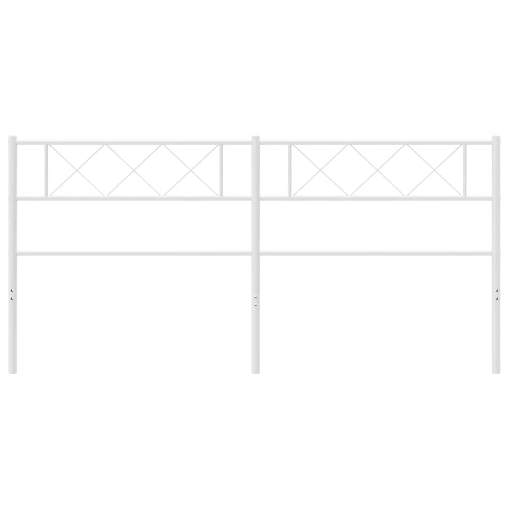 fehér fém csere fejtámla 180 cm