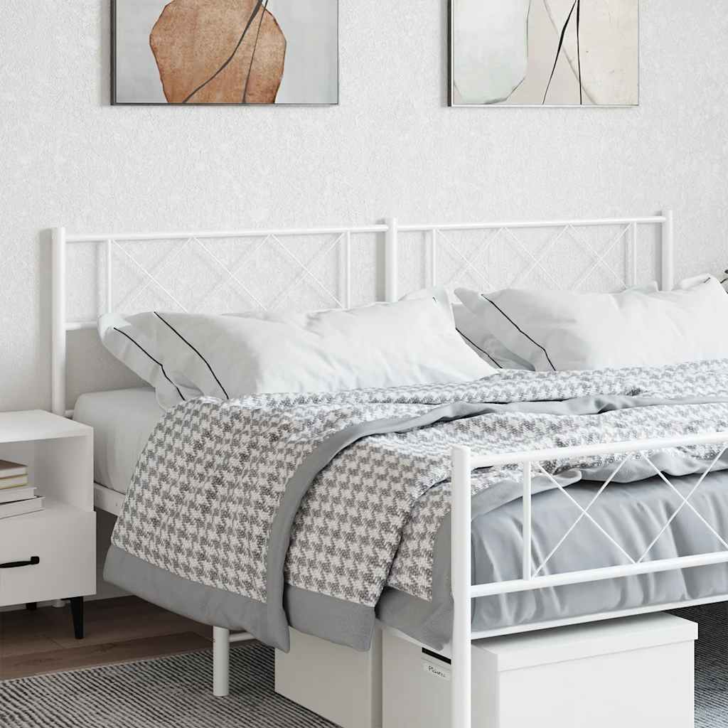 fehér fém csere fejtámla 180 cm