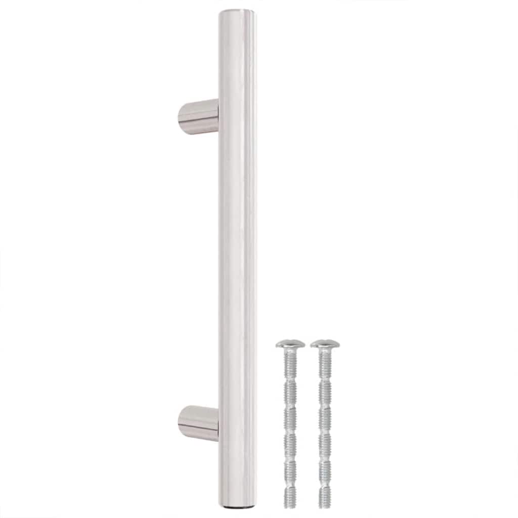 10 db ezüst rozsdamentes acél szekrényfogantyú 96 mm