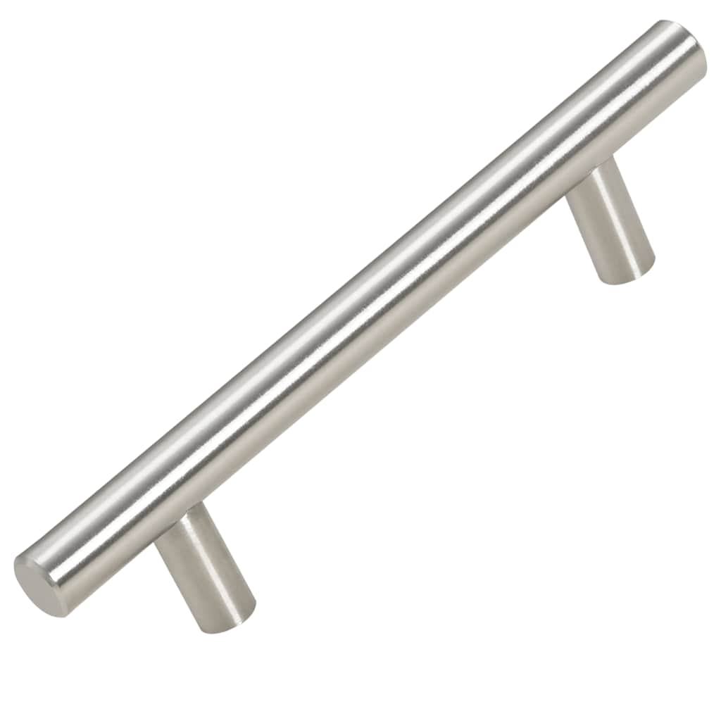 10 db ezüst rozsdamentes acél szekrényfogantyú 96 mm