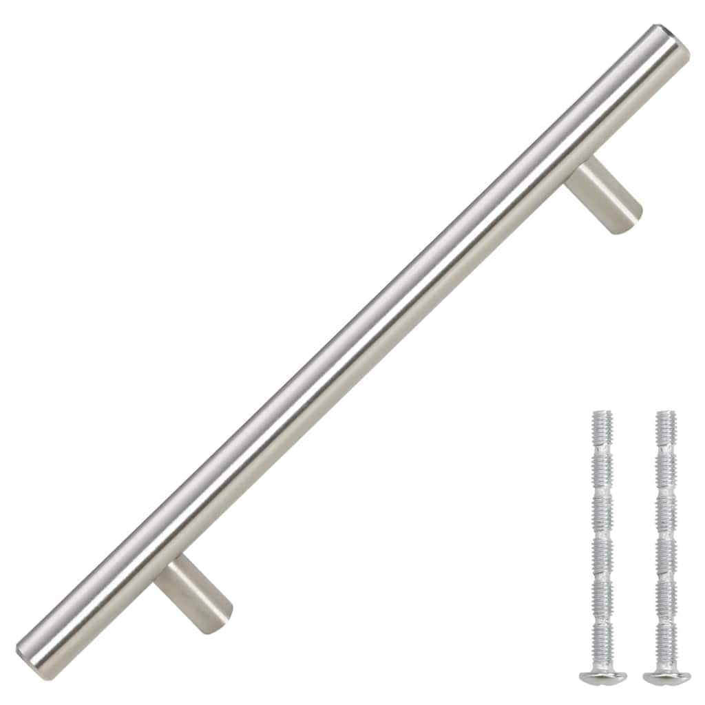 10 db ezüst rozsdamentes acél szekrényfogantyú 160 mm