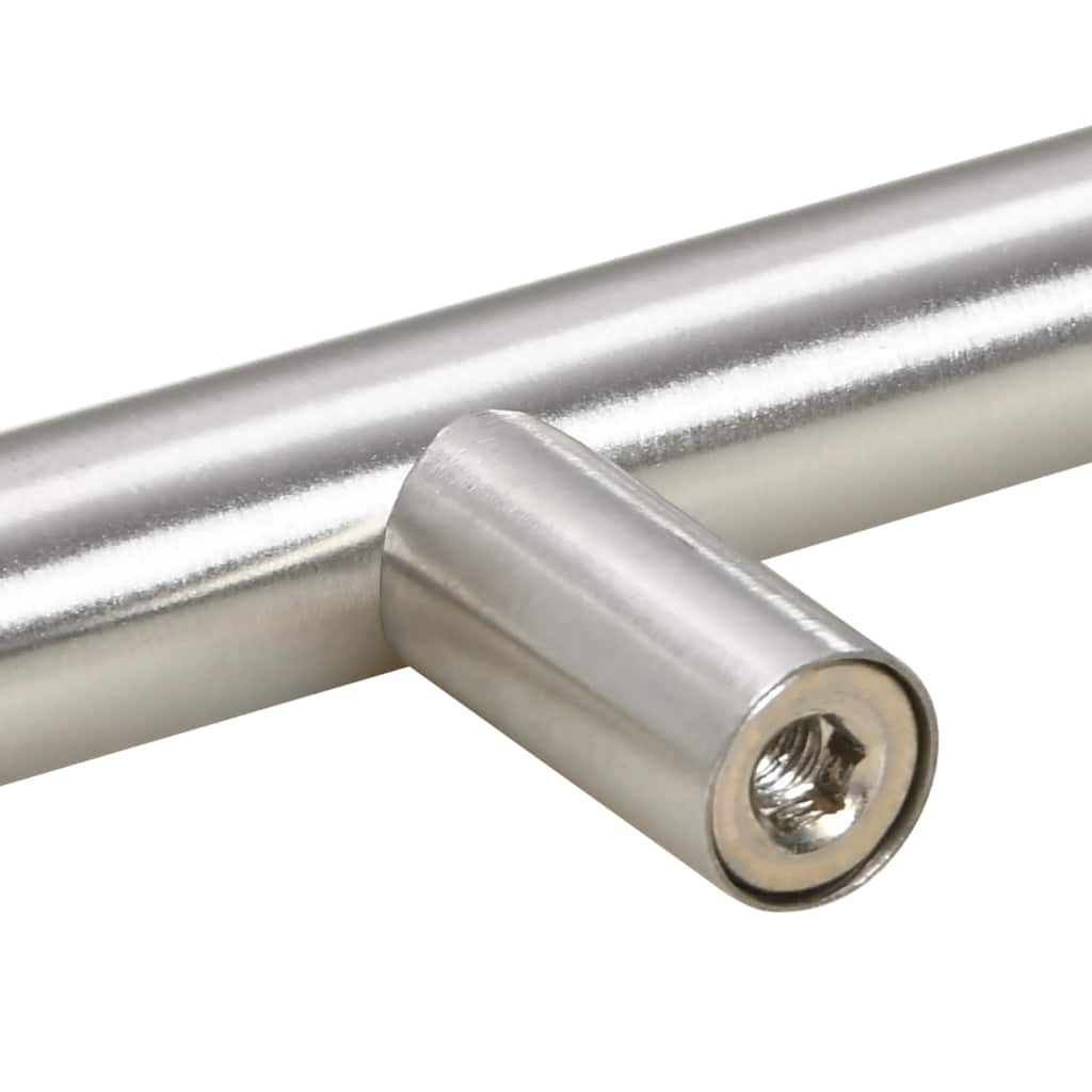 5 db ezüst rozsdamentes acél szekrényfogantyú 480 mm
