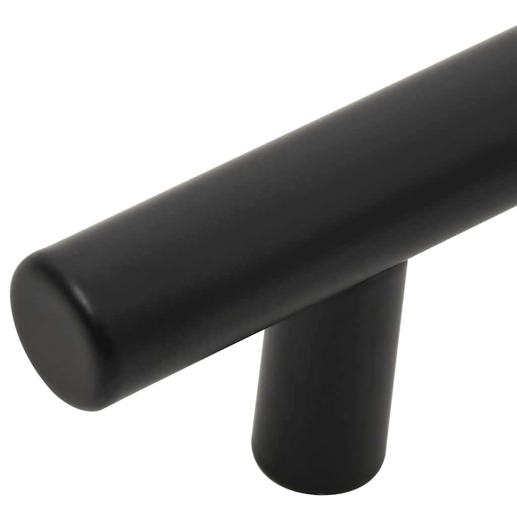 5 db fekete rozsdamentes acél szekrényfogantyú 224 mm