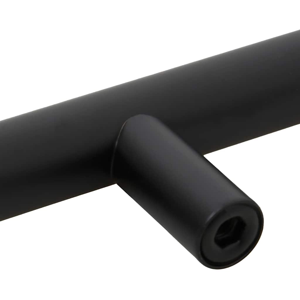 5 db fekete rozsdamentes acél szekrényfogantyú 480 mm