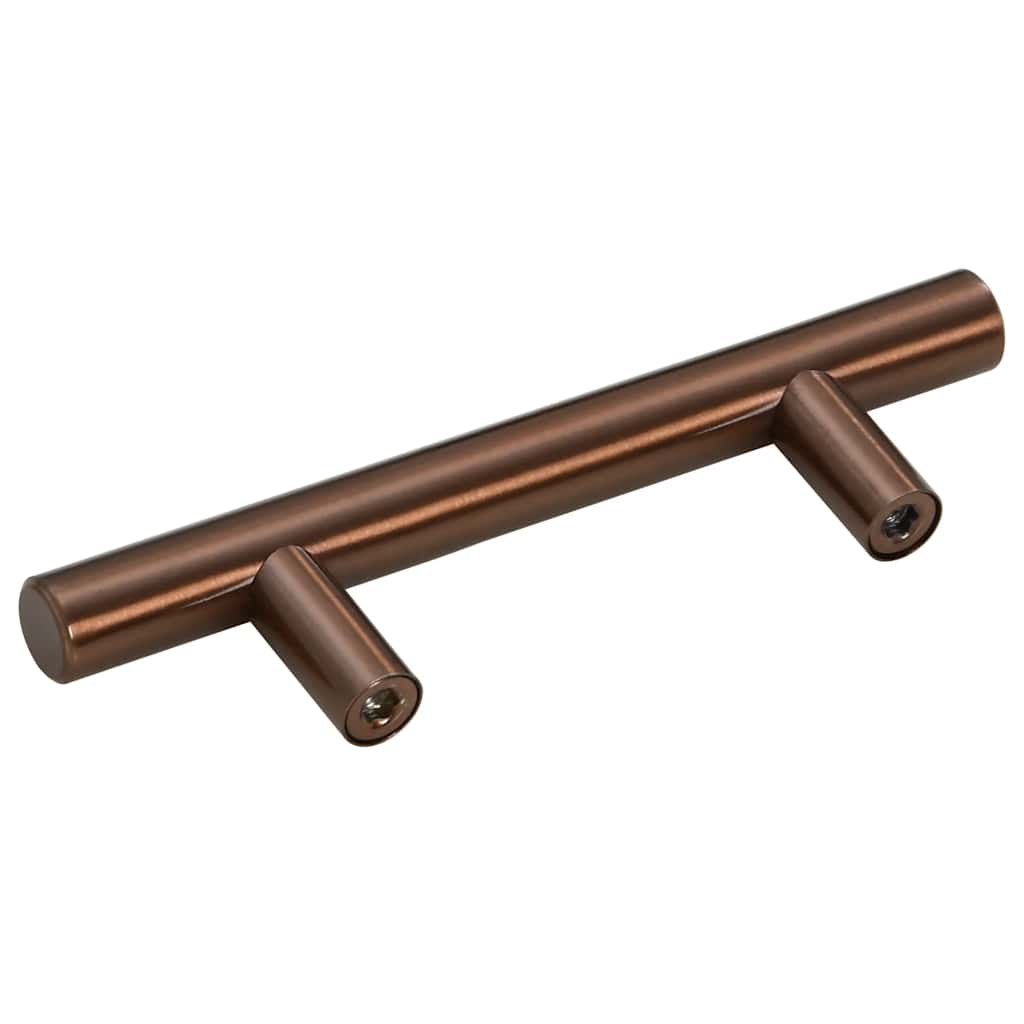 10 db bronz rozsdamentes acél szekrényfogantyú 64 mm