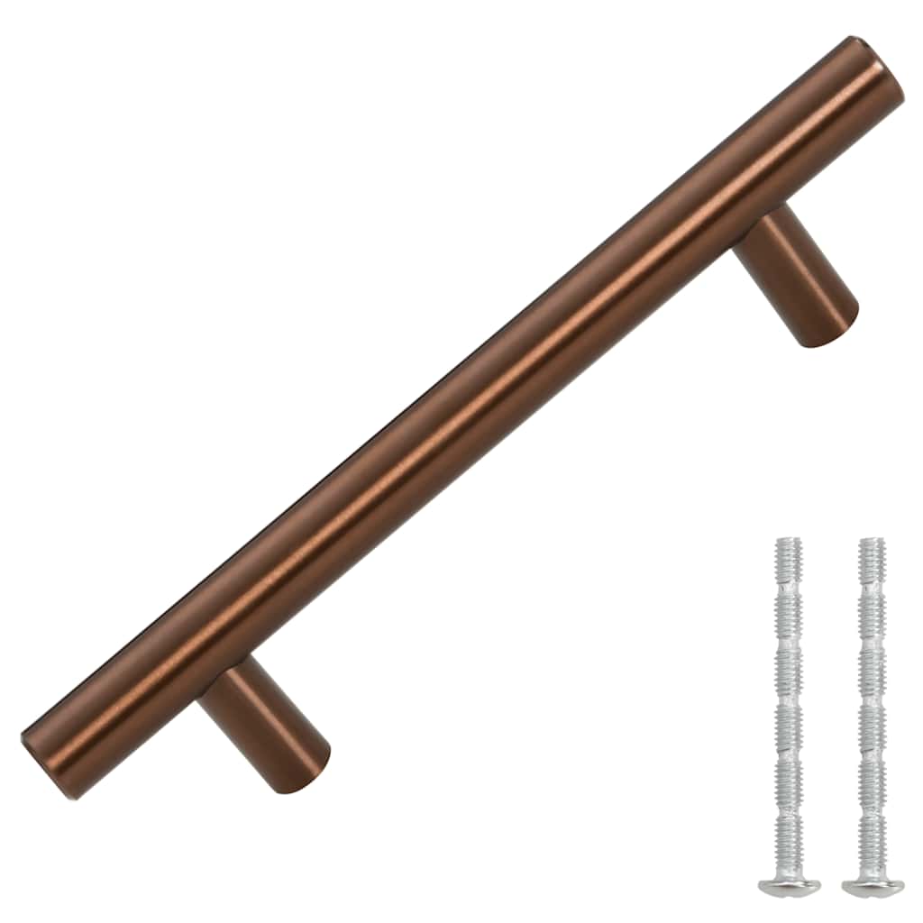 10 db bronz rozsdamentes acél szekrényfogantyú 96 mm
