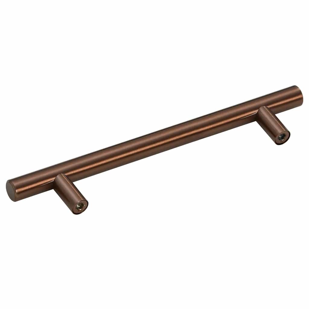 10 db bronz rozsdamentes acél szekrényfogantyú 128 mm