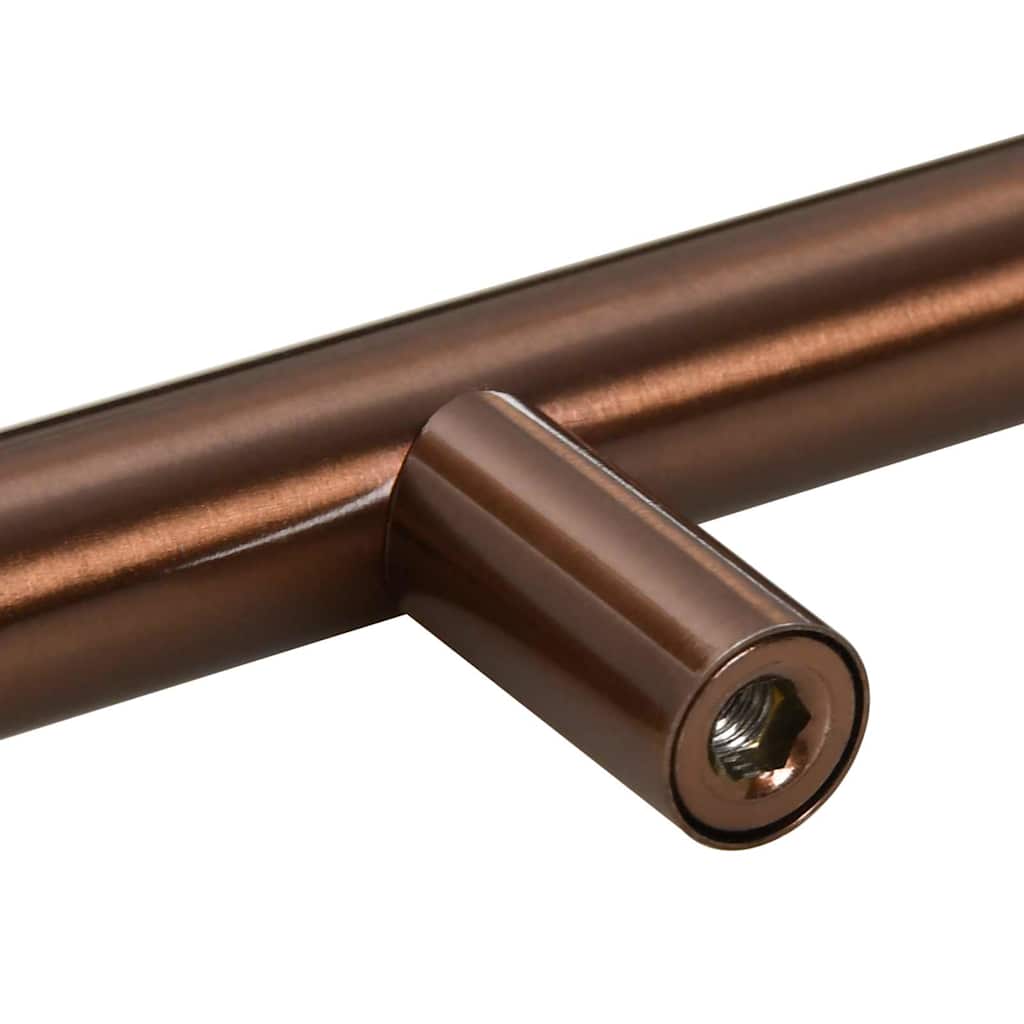 10 db bronz rozsdamentes acél szekrényfogantyú 128 mm