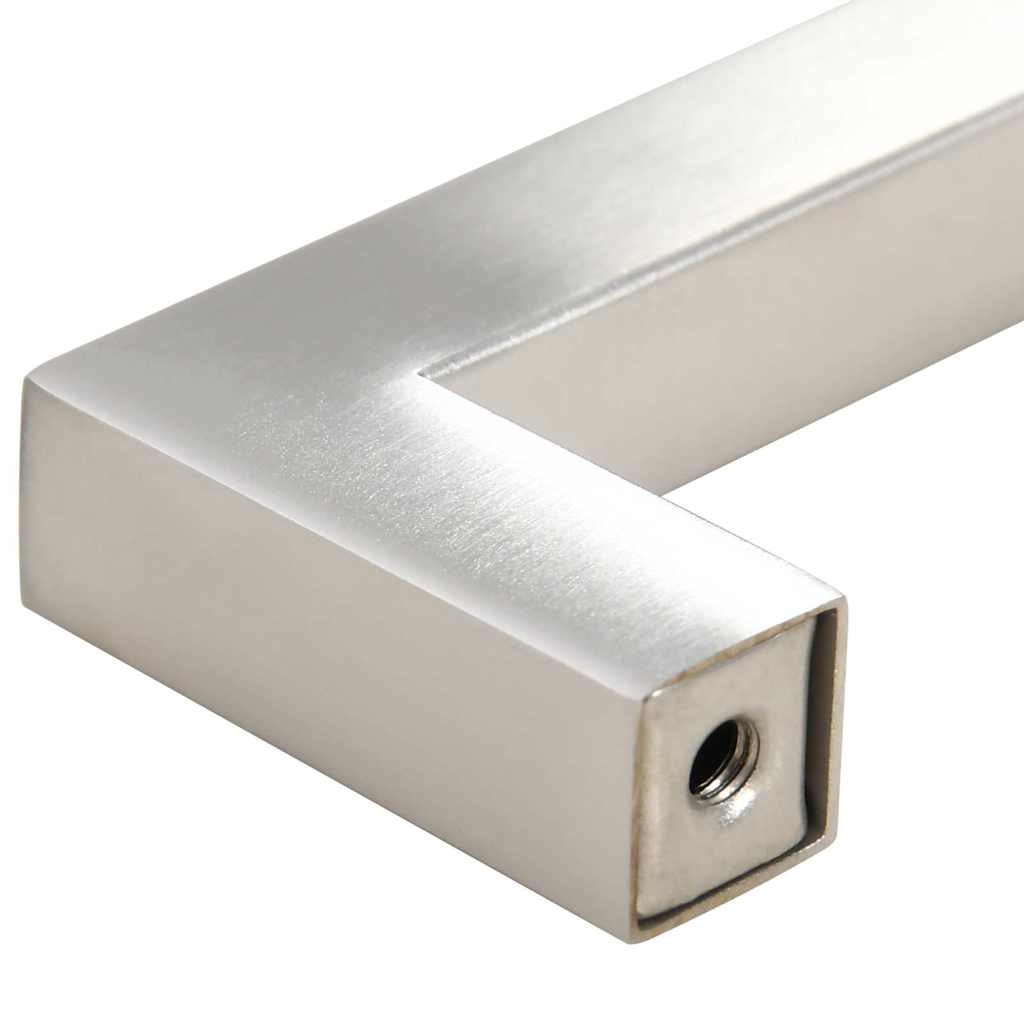 10 db ezüst rozsdamentes acél szekrényfogantyú 96 mm