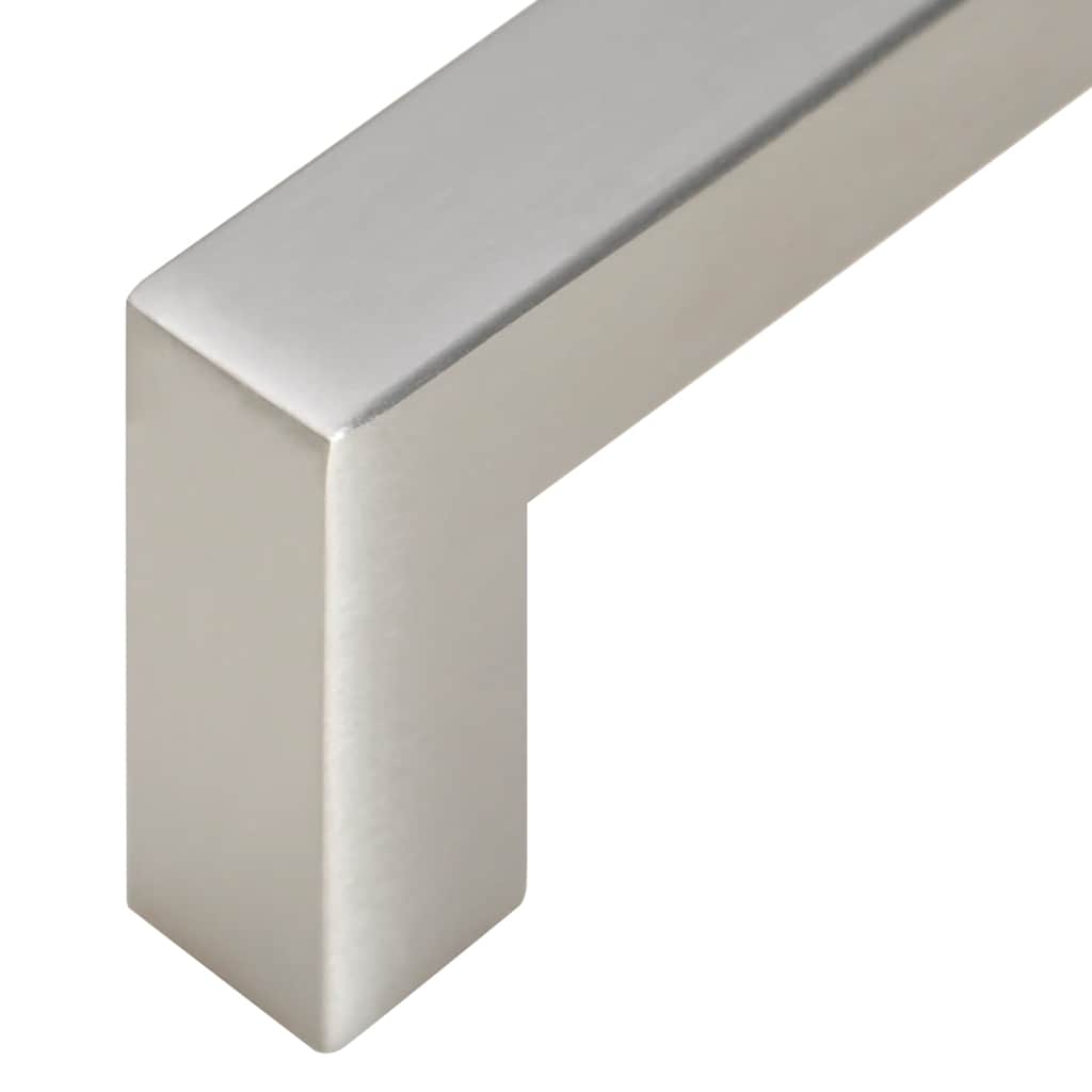 5 db ezüst rozsdamentes acél szekrényfogantyú 480 mm