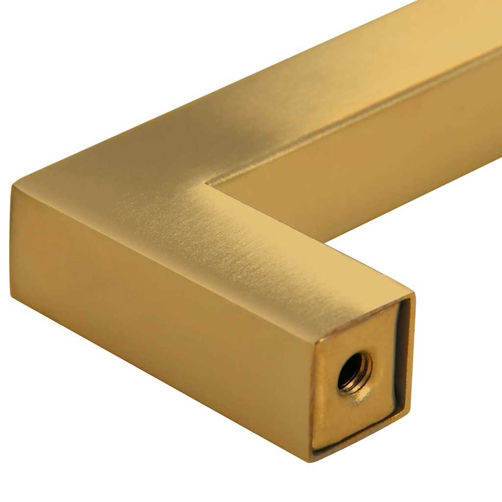 5 db aranyszínű rozsdamentes acél szekrényfogantyú 224 mm