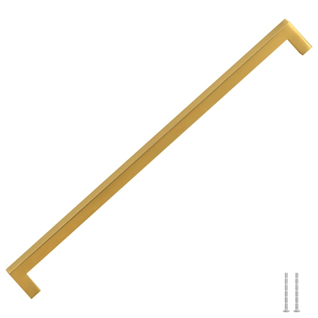 5 db aranyszínű rozsdamentes acél szekrényfogantyú 320 mm