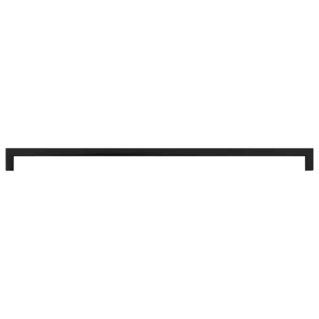 5 db fekete rozsdamentes acél szekrényfogantyú 480 mm