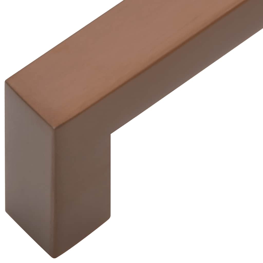 10 db bronz rozsdamentes acél szekrényfogantyú 64 mm