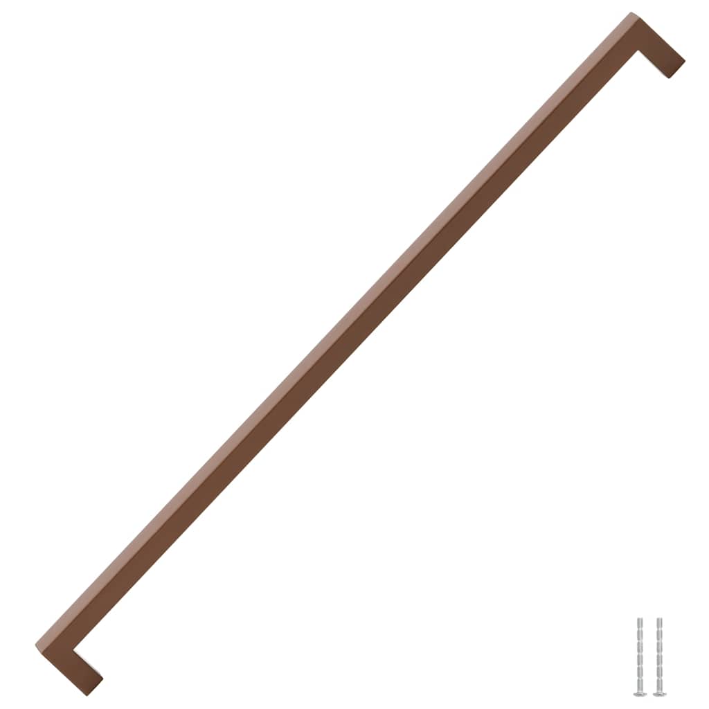 5 db bronz rozsdamentes acél szekrényfogantyú 480 mm