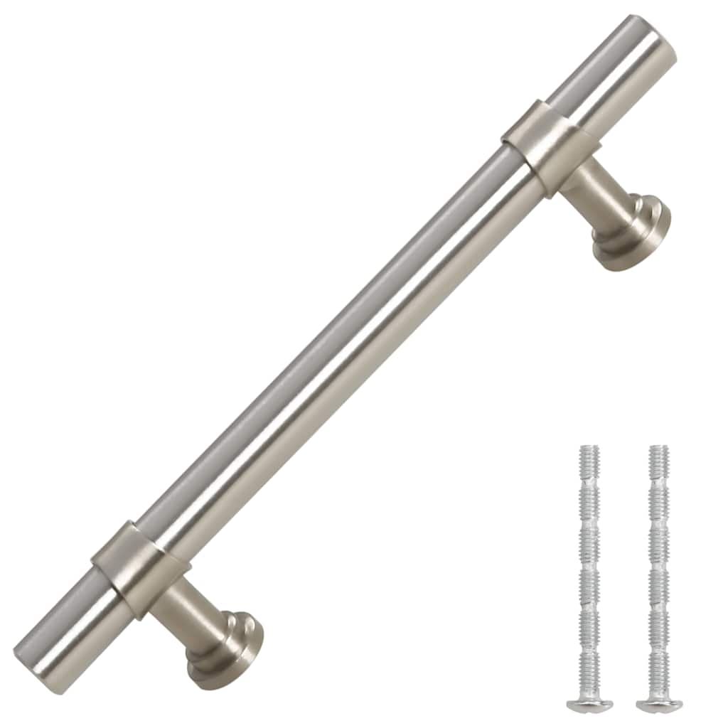 10 db ezüst rozsdamentes acél szekrényfogantyú 96 mm