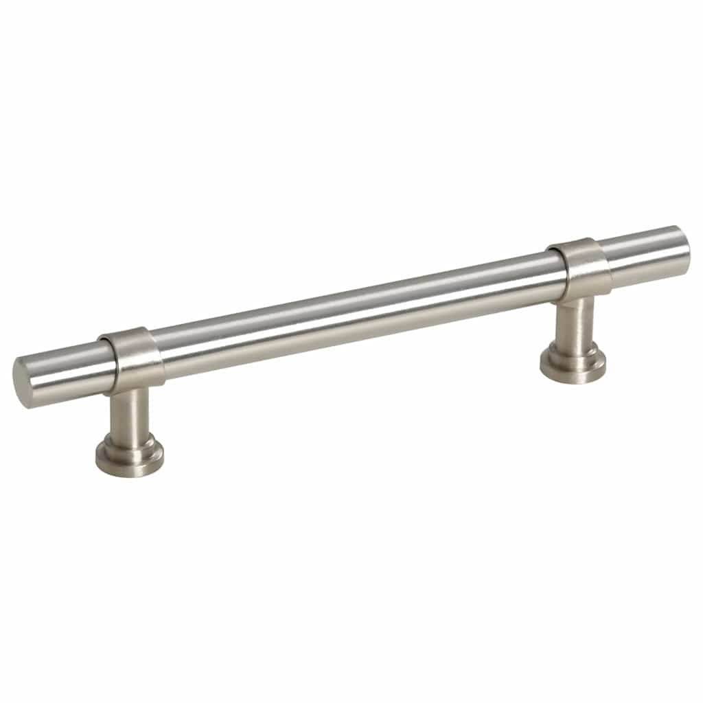 10 db ezüst rozsdamentes acél szekrényfogantyú 96 mm