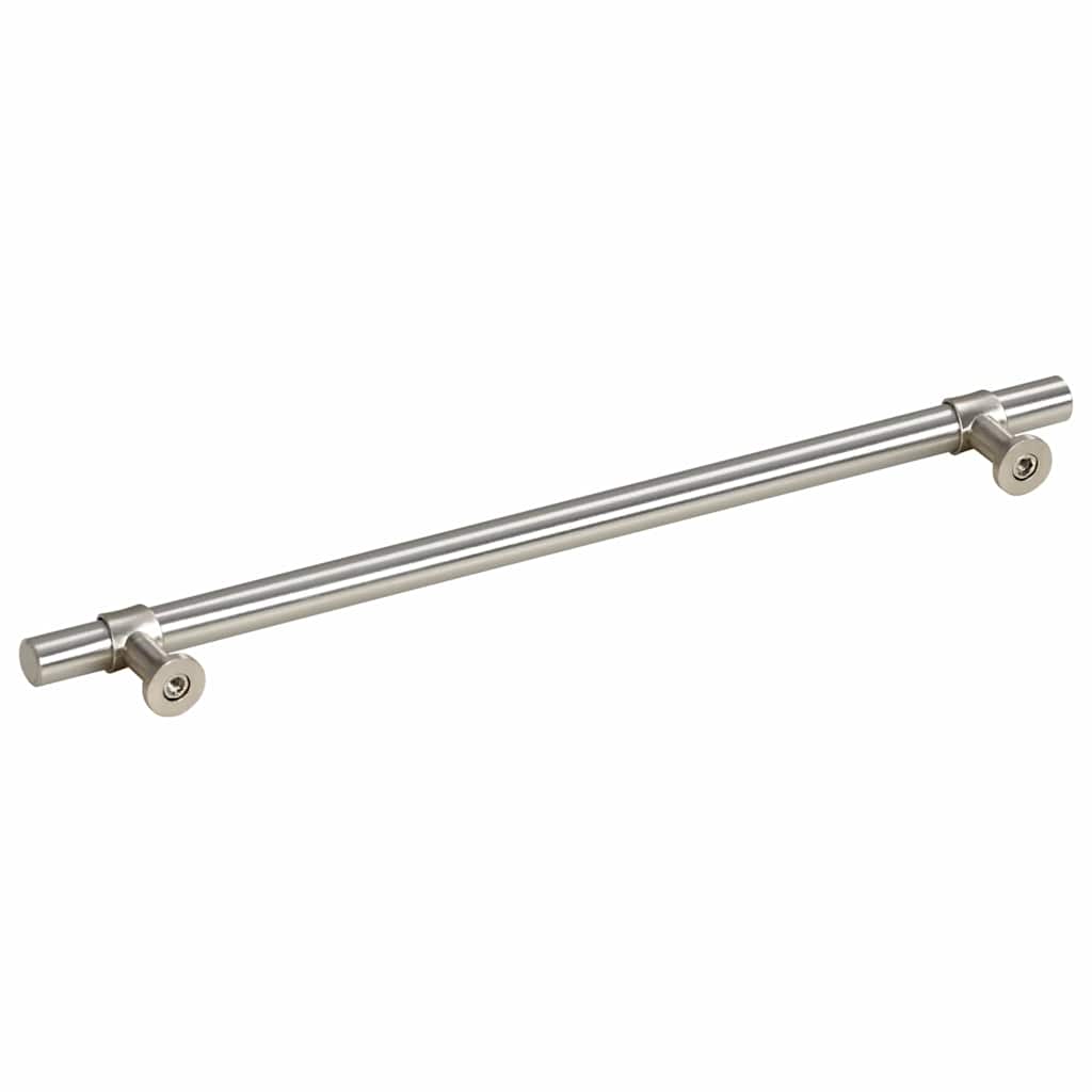 5 db ezüst rozsdamentes acél szekrényfogantyú 224 mm