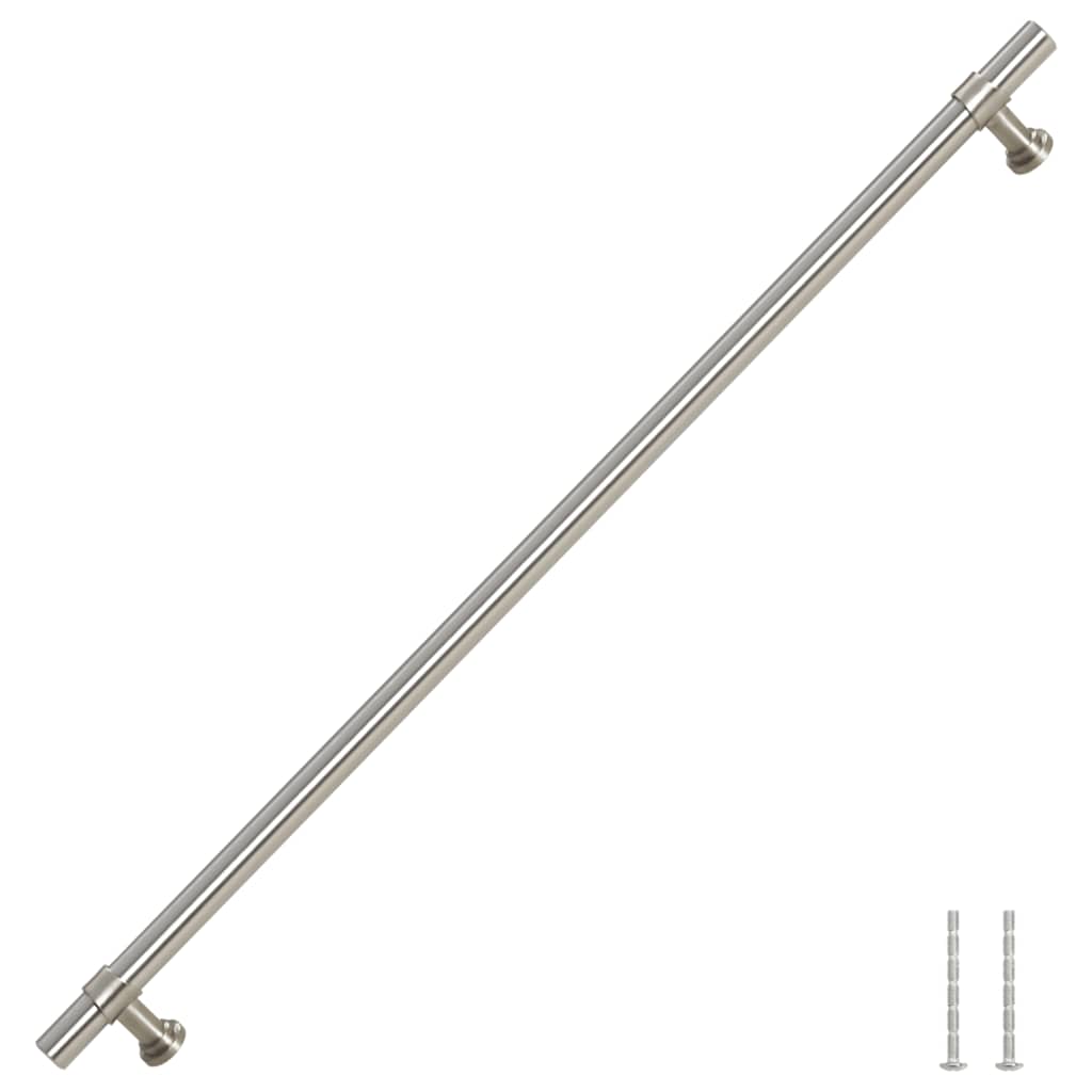 5 db ezüst rozsdamentes acél szekrényfogantyú 320 mm