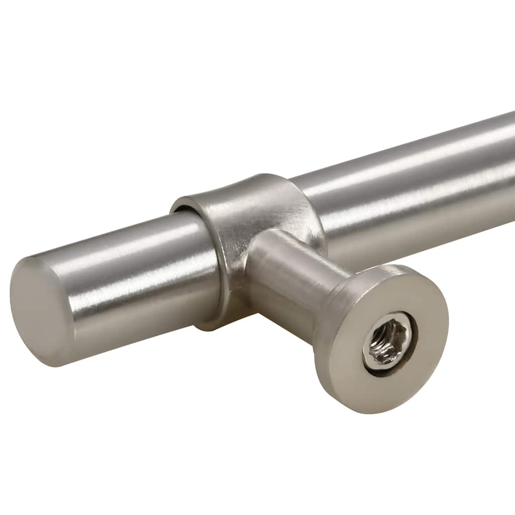 5 db ezüst rozsdamentes acél szekrényfogantyú 320 mm
