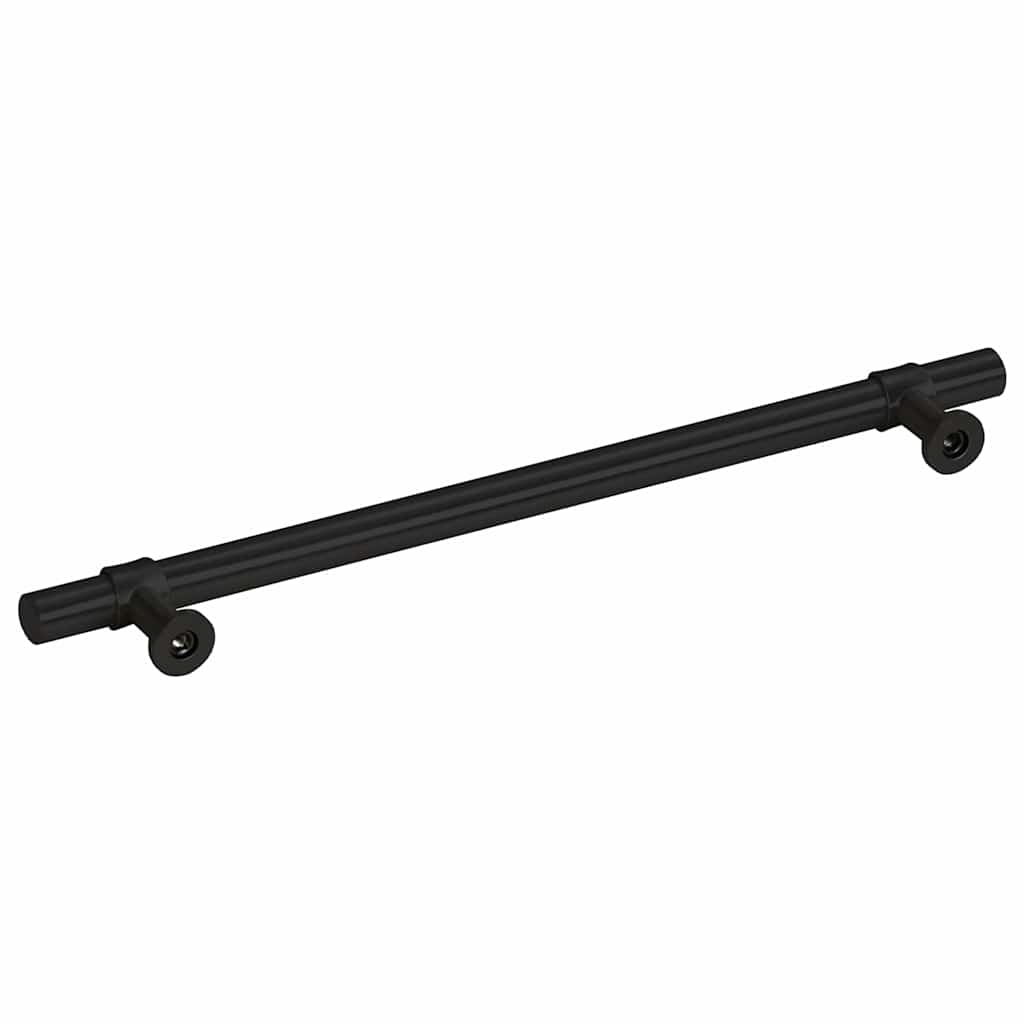 5 db fekete rozsdamentes acél szekrényfogantyú 192 mm