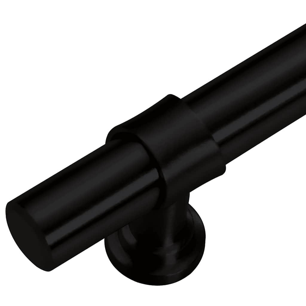 5 db fekete rozsdamentes acél szekrényfogantyú 192 mm