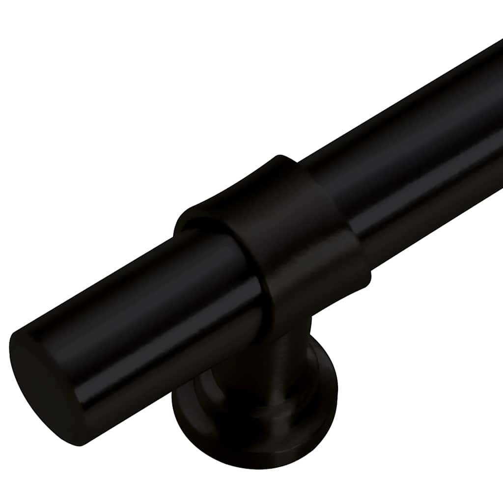 5 db fekete rozsdamentes acél szekrényfogantyú 320 mm